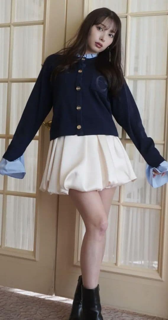 極美品＊Attached collar カーディガン eimy istoire