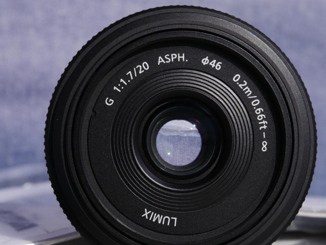 LUMIX G 20mm　F1.7 ASPH.　H-H020　単焦点レンズ