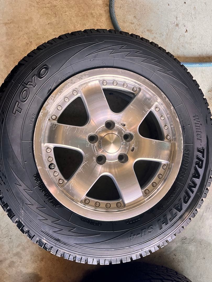 【h.o0328】トーヨー　トランパス　スタッドレス　215/70R16