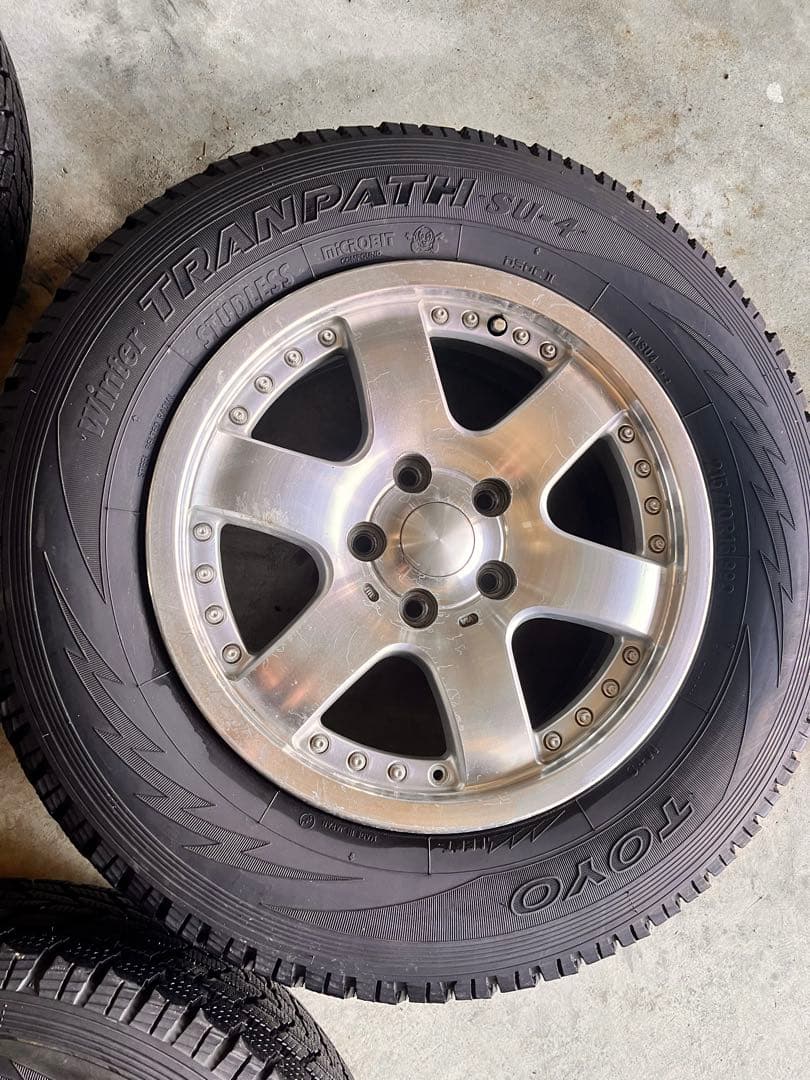 【h.o0328】トーヨー　トランパス　スタッドレス　215/70R16