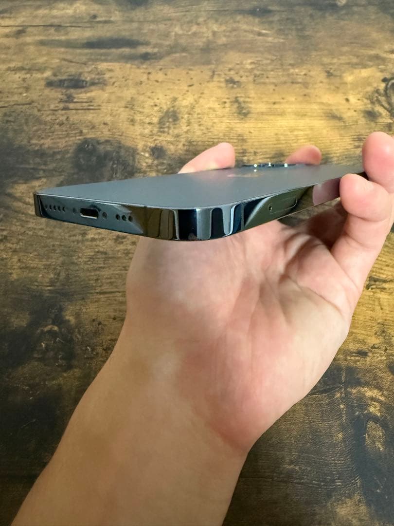 【美品】iPhone 12 pro パシフィックブルー 128GB 箱付き