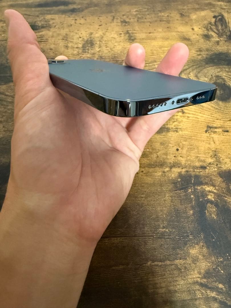 【美品】iPhone 12 pro パシフィックブルー 128GB 箱付き