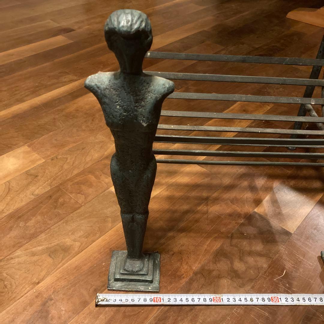 アートデコ風 金属製アンティーク薪棚