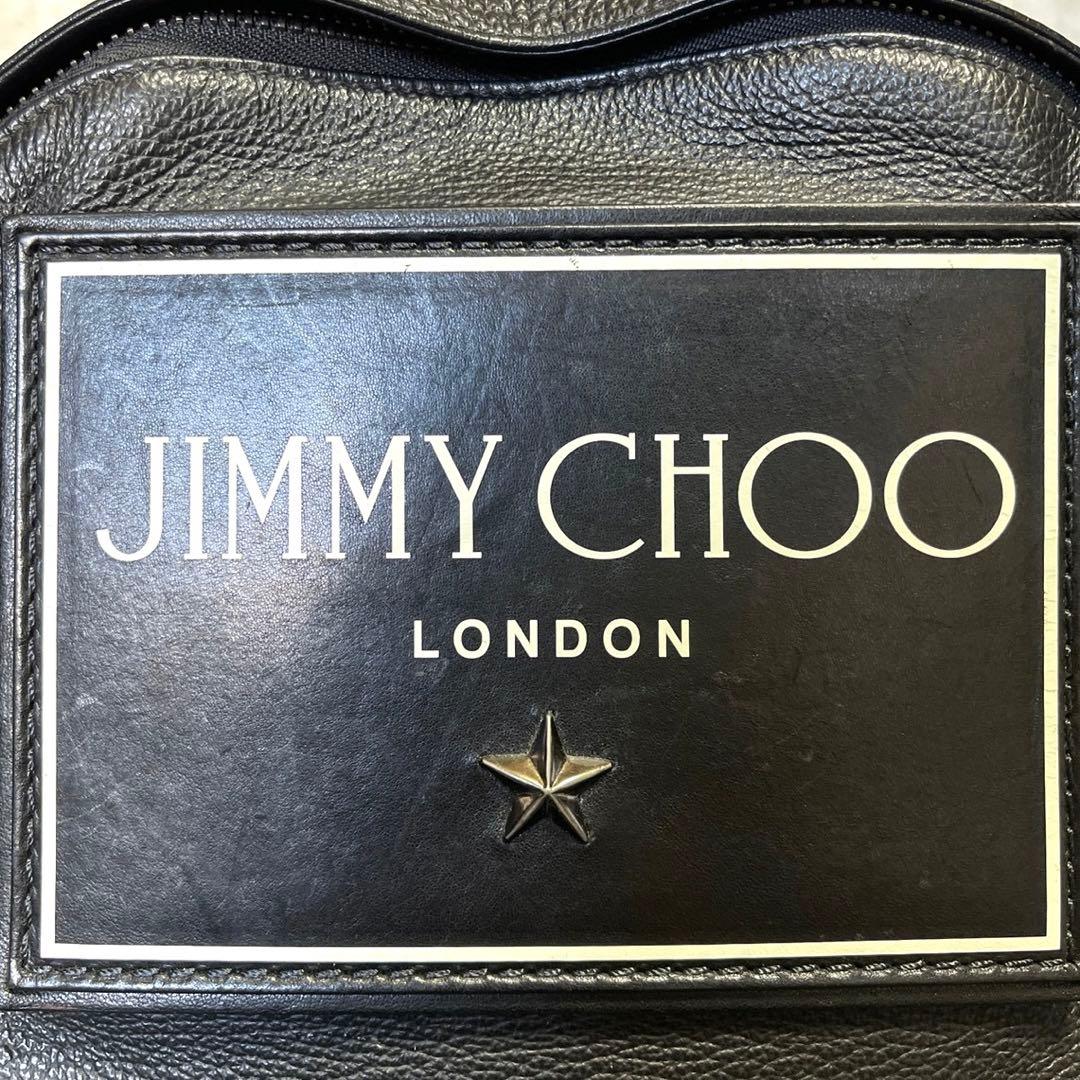 専用品JIMMY CHOO WILMER GNL BLACK バックパック
