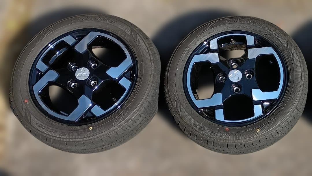 三菱 新型 デリカミニ 純正 14インチ タイヤホイール 2本セット