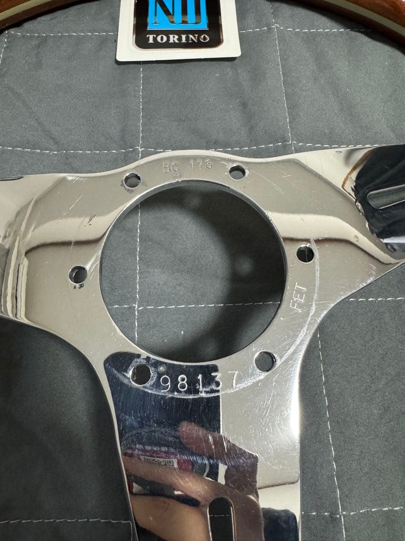 NARDI ナルディN140クラッシックウッドポリッシュスポーク38φ