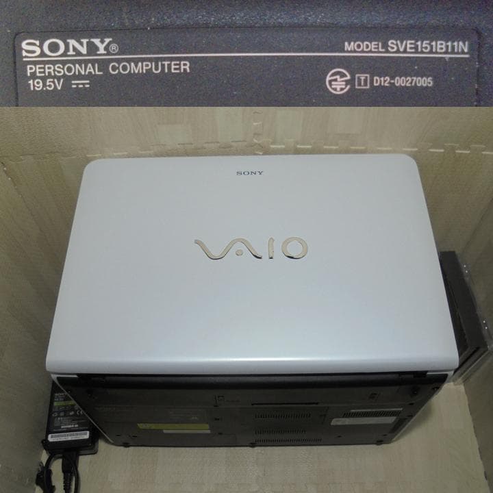VAIO SVE151B11N　15.5 　Windows7／リカバリー済／良品