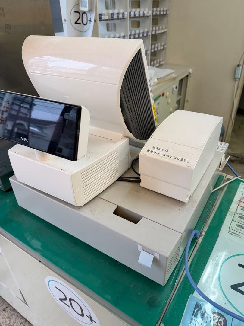 NEC レジ！2台まとめ売り！格安にて！