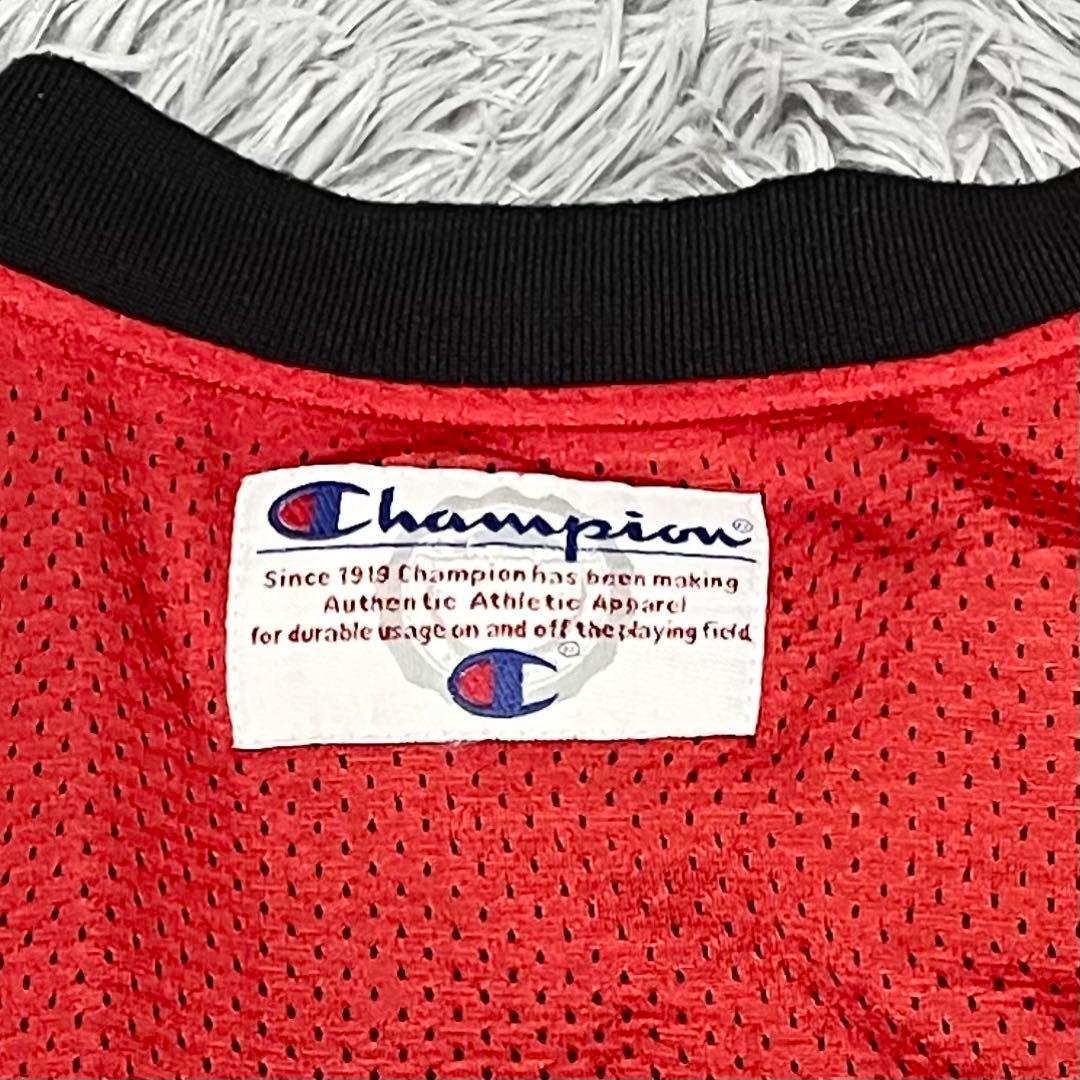 希少 チャンピオン ナイロンジャケット リバーシブル シカゴブルズ ビッグサイズ