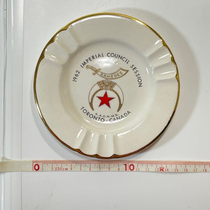 60s ビンテージ アンティーク シュライン フリーメイソン 灰皿 雑貨 小物