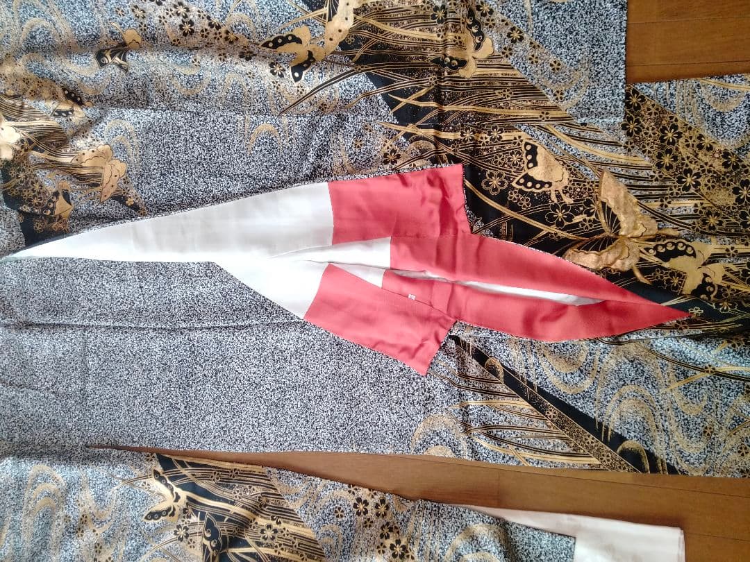 専用）振袖セット ゴールド シルバー ブラック 蝶