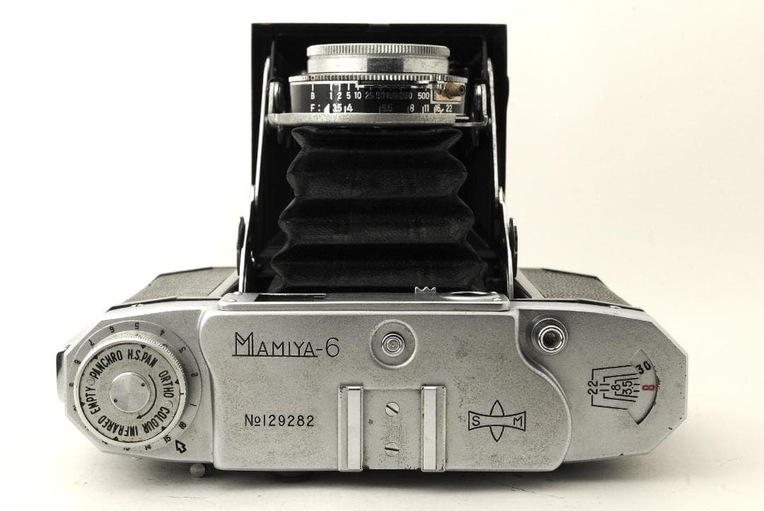 マミヤ MAMIYA6 V型 75mm F3.5 蛇腹カメラ レトロ