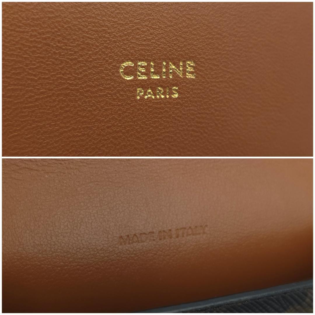 未使用 CELINE セリーヌ トリオンフ スマホショルダー モバイルポーチ