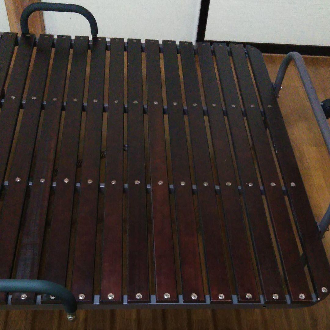 セミダブル　折り畳み桐すのこベッド