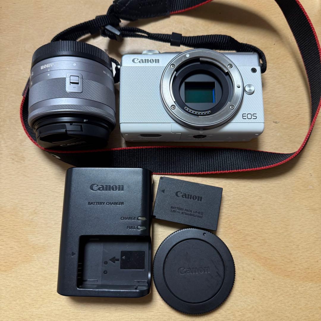 【本日限定】キャノン Canon EOS M100 ホワイト ミラーレス一眼