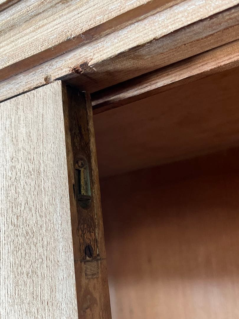 ゆらゆらガラス レトロ 本棚 古民家 古家具 古民具 古道具